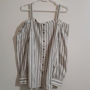 Ralph Lauren, off shoulder blouse